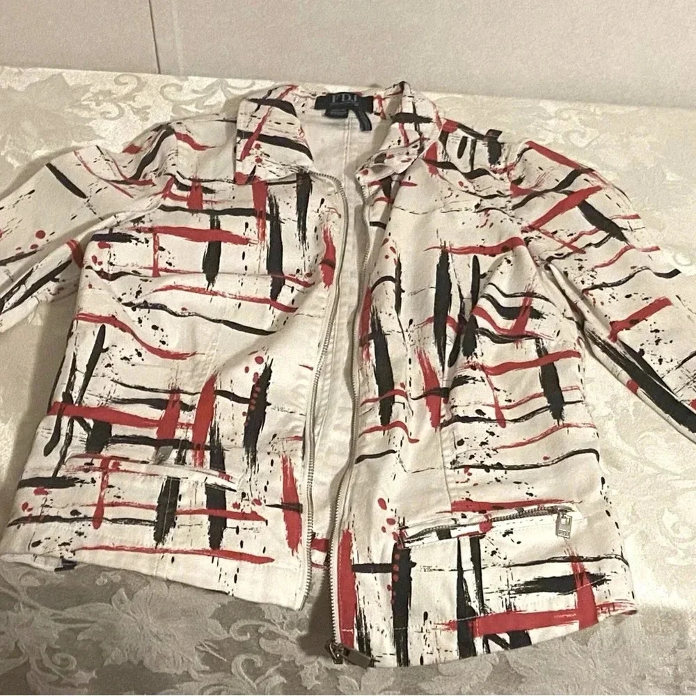FDJ French  jeans jacket size L